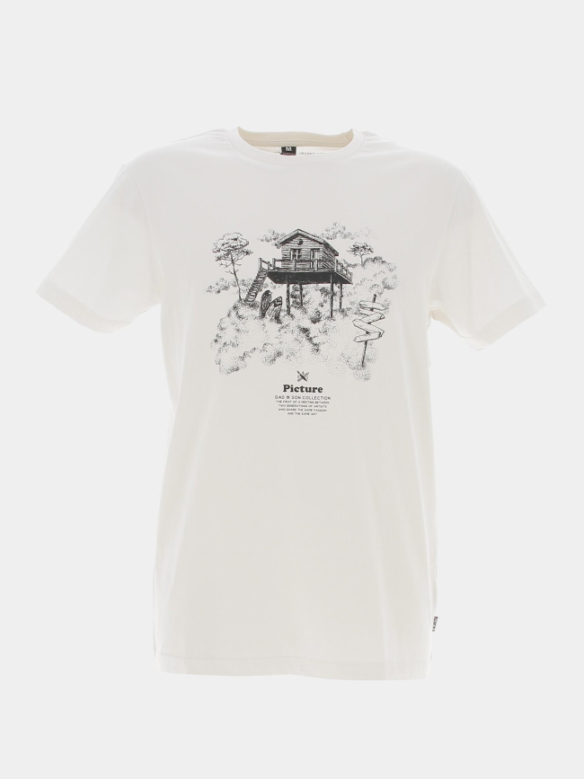 T-shirt dad & son surf caban blanc homme - Picture