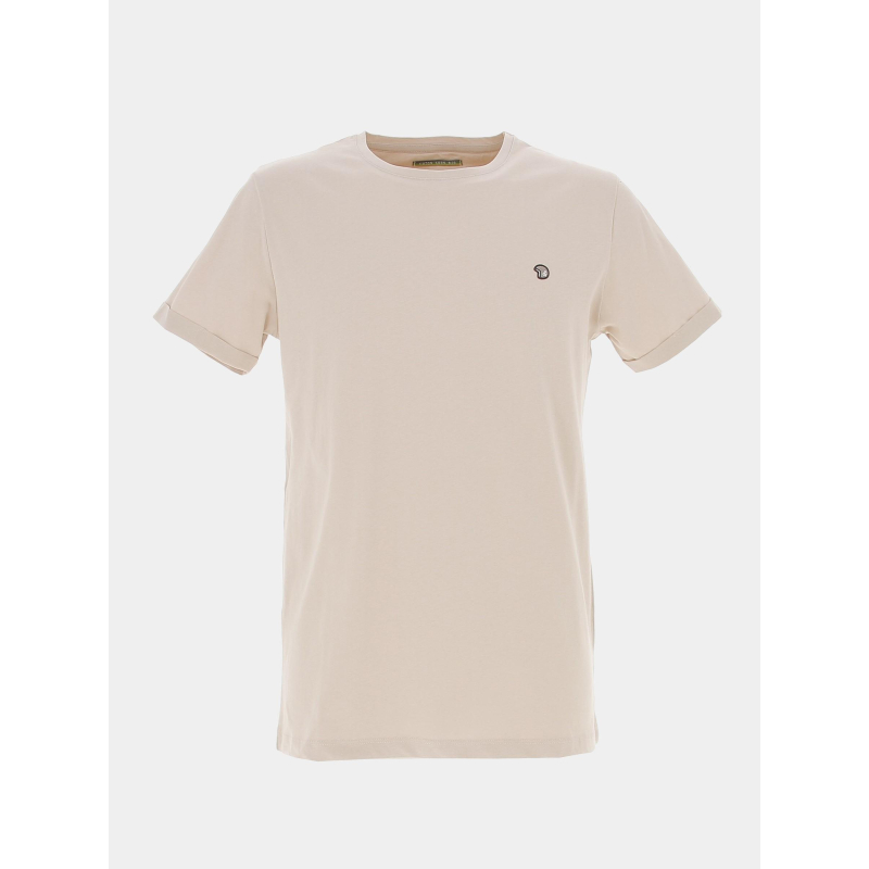 T-shirt uni tesbio beige homme - Benson & Cherry