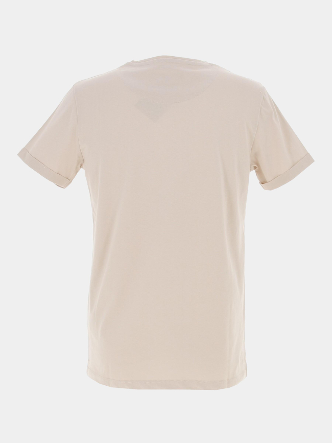 T-shirt uni tesbio beige homme - Benson & Cherry