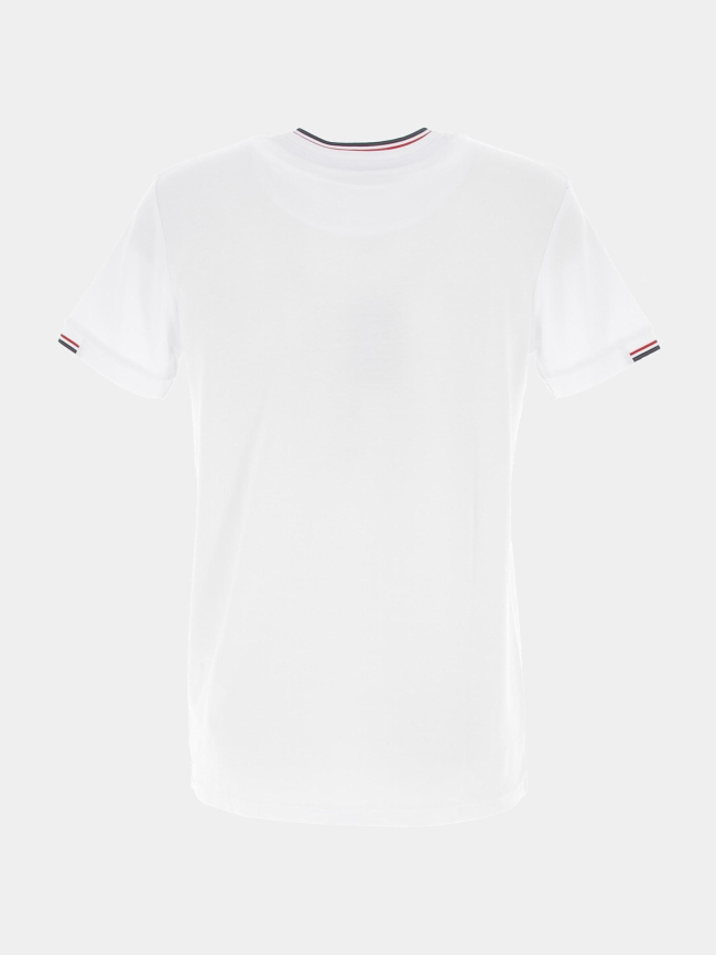 T-shirt tricolore trouve blanc homme - Benson & Cherry