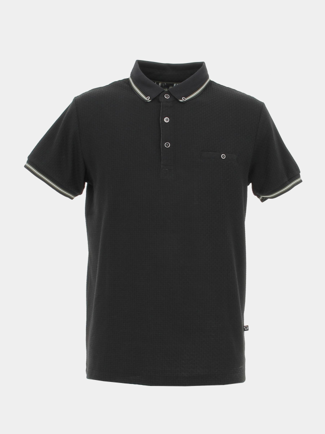 Polo signature ginio noir homme - Benson & Cherry