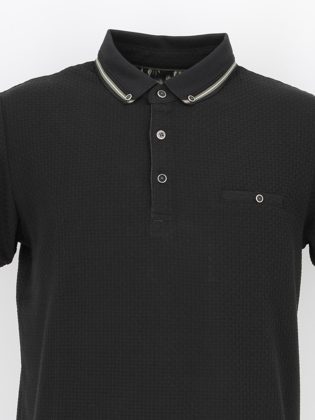 Polo signature ginio noir homme - Benson & Cherry