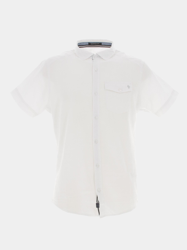 Chemise manches courtes selkir blanc homme - Sun Valley