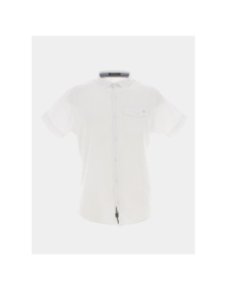 Chemise manches courtes selkir blanc homme - Sun Valley