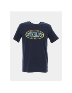 T-shirt logo cercle bleu marine homme - Quiksilver