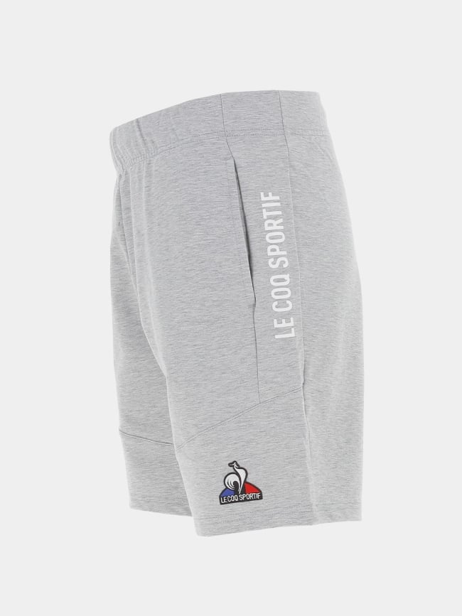 Short jogging essential regular gris chiné homme - Le Coq Sportif