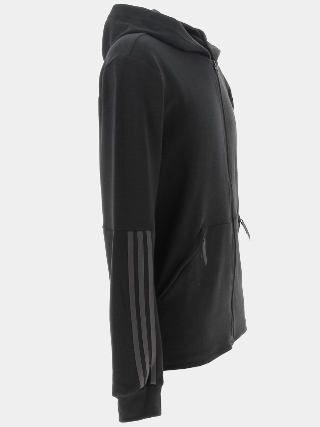 Sweat à capuche motion noir homme - Adidas