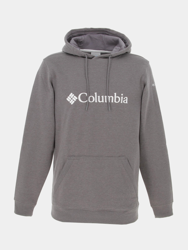 Sweat à capuche basic logo gris homme - Columbia