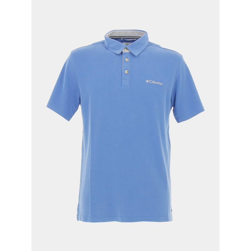 Polo nelson point bleu homme - Columbia