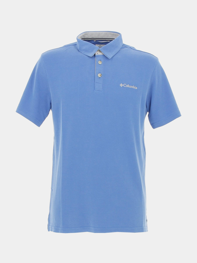 Polo nelson point bleu homme - Columbia