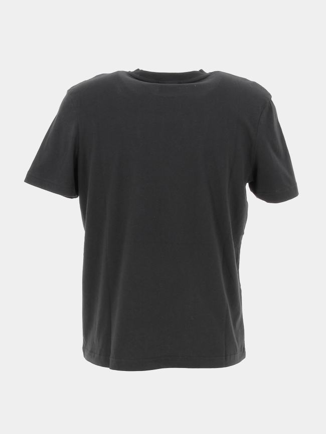 T-shirt uni logo brodé noir homme - Umbro