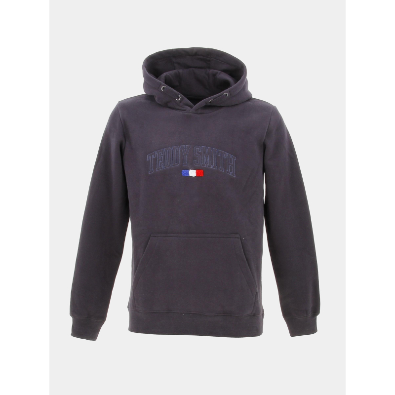 Sweat à capuche seven bleu marine garçon - Teddy Smith