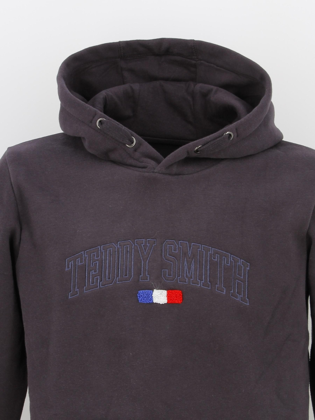 Sweat à capuche seven bleu marine garçon - Teddy Smith