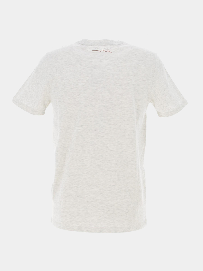 T-shirt gordon blanc chiné homme - Teddy Smith