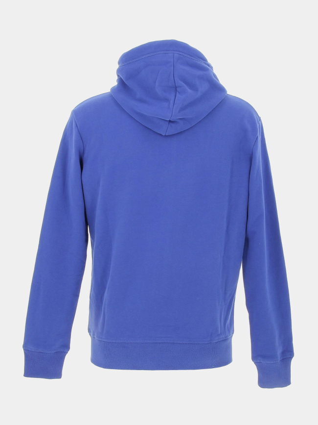 Sweat zippé à capuche vintage logo bleu homme - Superdry