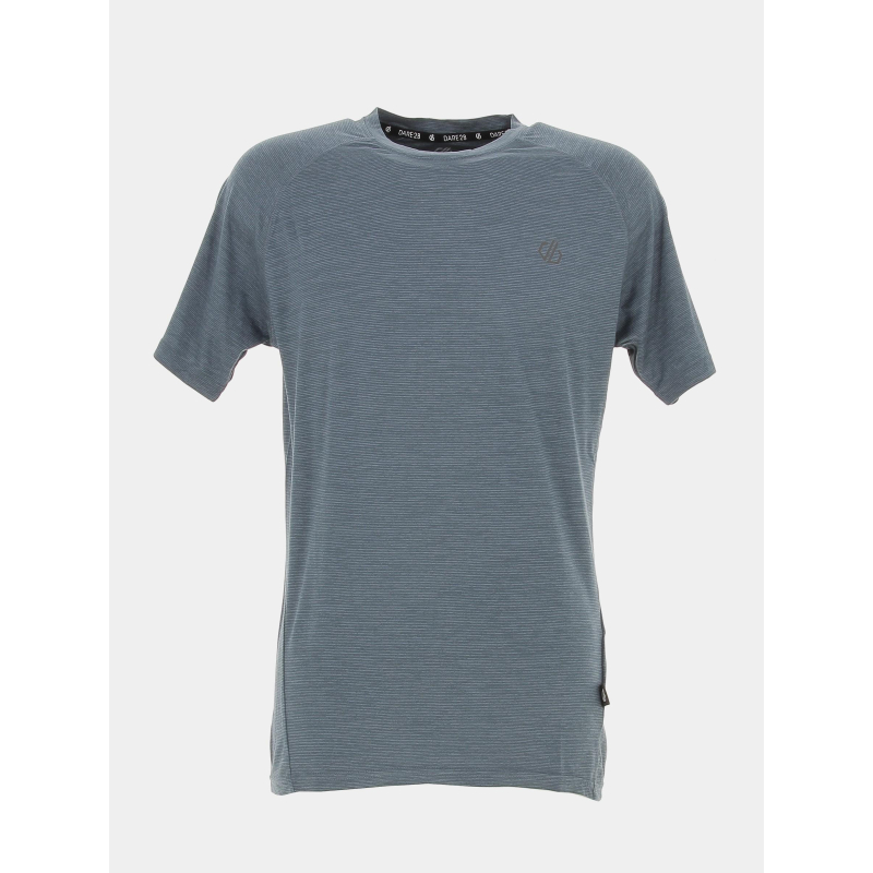 T-shirt de randonnée persist strié bleu homme - Dare 2b