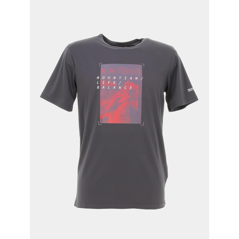 T-shirt outdoor mountain fingal 7 gris homme - Regatta