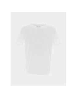 T-shirt uni logo brodé blanc homme - Umbro