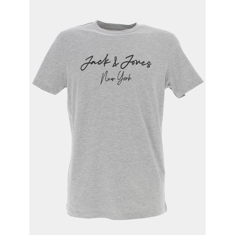 T-shirt new york gris homme - Jack & Jones