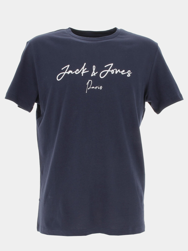 T-shirt paris bleu marine homme - Jack & Jones
