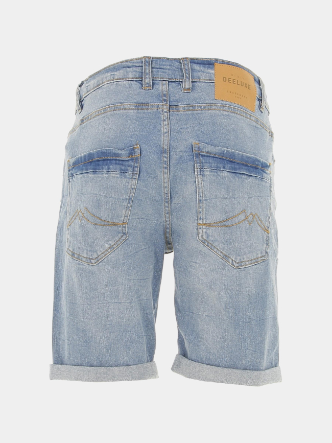 Short en jean kurt bleu clair homme - Deeluxe