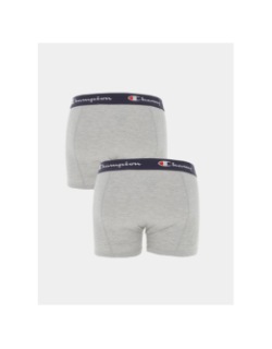 Pack 2 boxers authentic gris homme - Champion