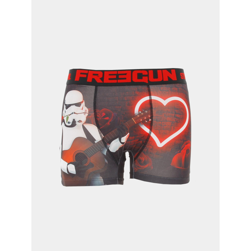 Boxer stormtrooper noir rouge homme - Freegun