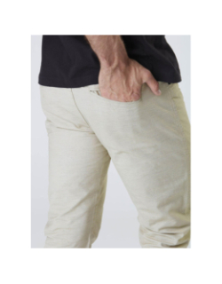 Pantalon chino crusy beige chiné homme - Picture