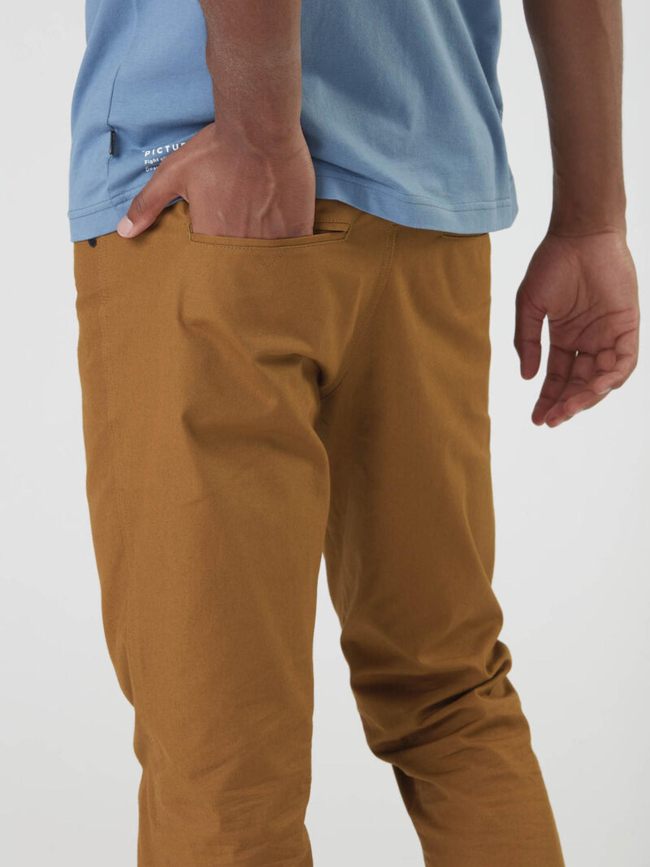 Pantalon chino dalaro marron homme - Picture