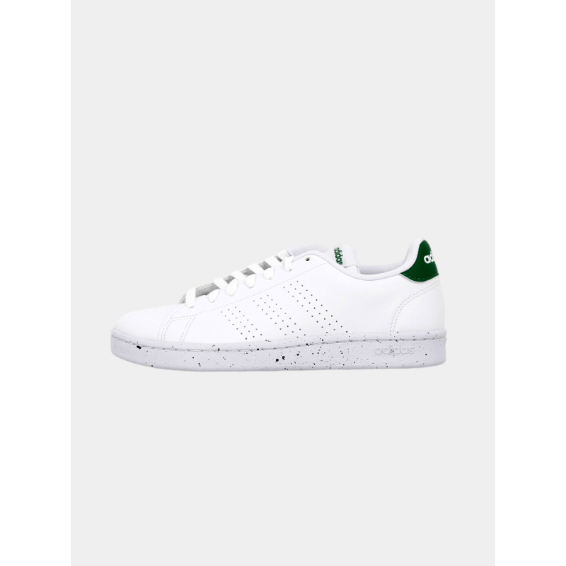 Baskets basses advantage paint splatter blanc vert homme - Adidas