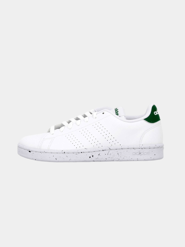Baskets basses advantage paint splatter blanc vert homme - Adidas