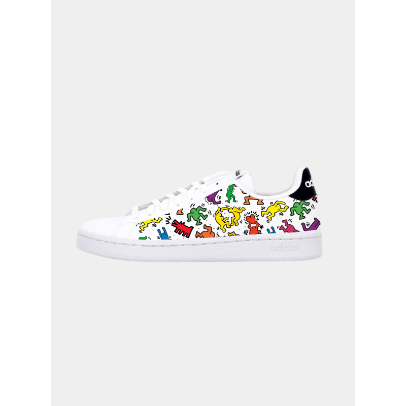 Baskets advantage keith haring blanc homme - Adidas