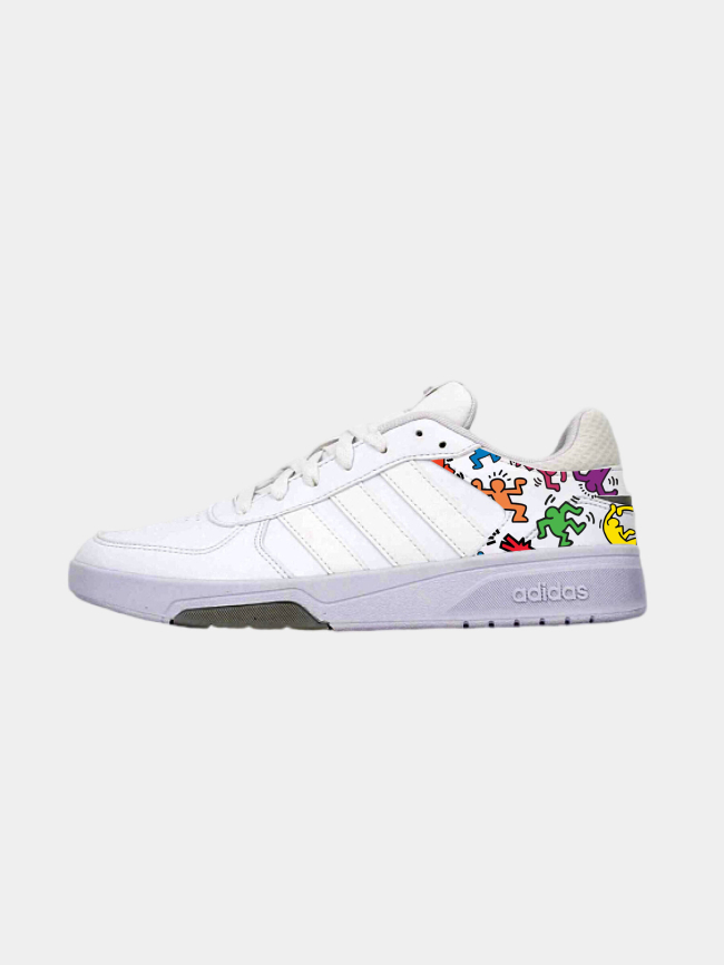 Baskets courtbeat keith haring blanc homme - Adidas