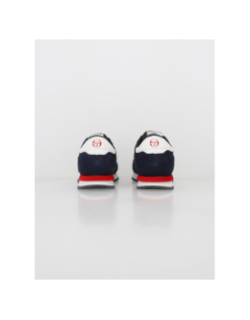 Baskets viareggio bleu marine rouge homme - Sergio Tacchini