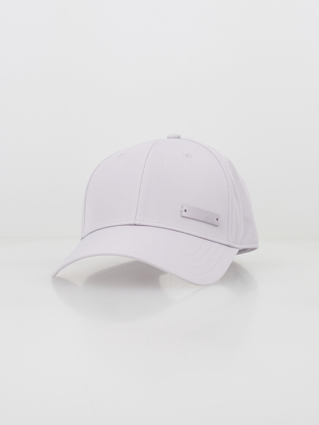 Casquette baseball logo métallique violet pastel - Adidas