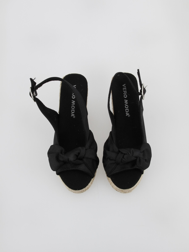 Sandales compensées espadrille felia noir femme - Vero Moda