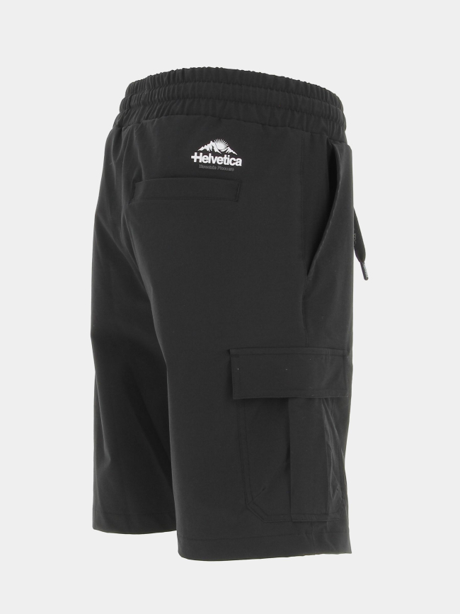 Short cargo johan noir homme - Helvetica