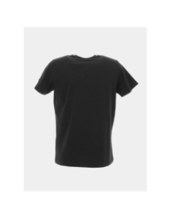 T-shirt logo vertical luca noir homme - Helvetica