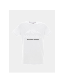 T-shirt croisic 3 blanc homme - Helvetica