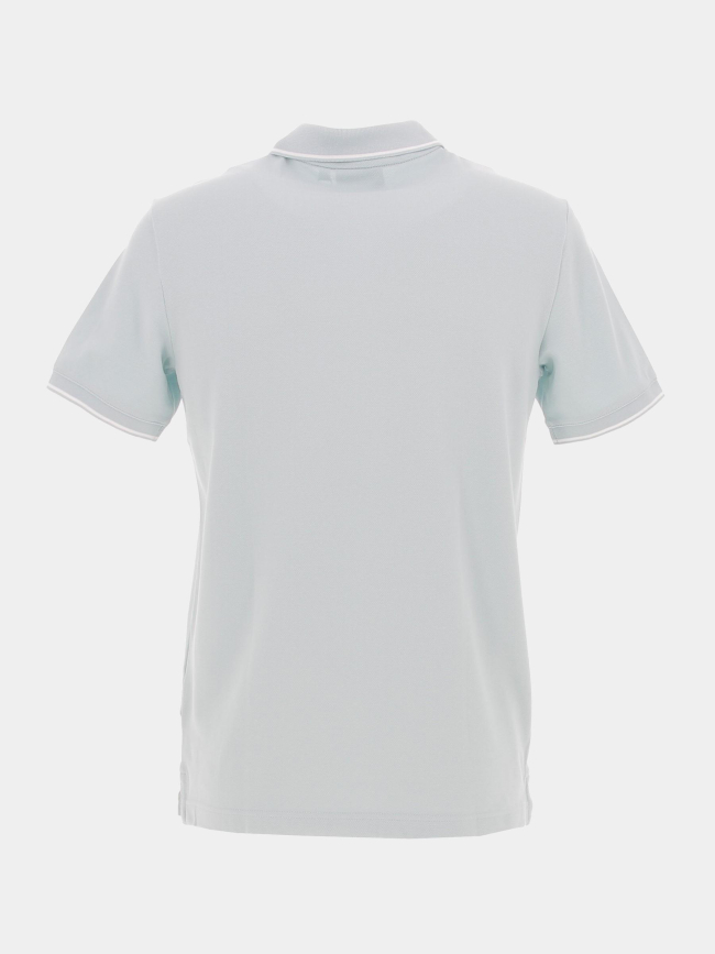 Polo slim stretch pique bleu clair homme - Calvin Klein