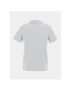 Polo slim stretch pique bleu clair homme - Calvin Klein