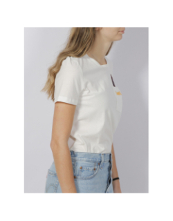 T-shirt poche summer sun caraolly blanc femme - Vero Moda