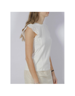 Débardeur épaule ajourée hollyn blanc femme - Vero Moda