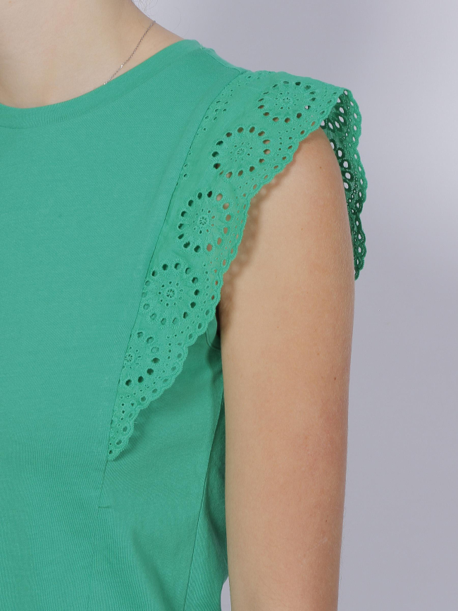 Débardeur épaule ajourée hollyn vert femme - Vero Moda