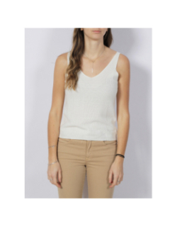 Débardeur maille newlexsun blanc femme - Vero Moda
