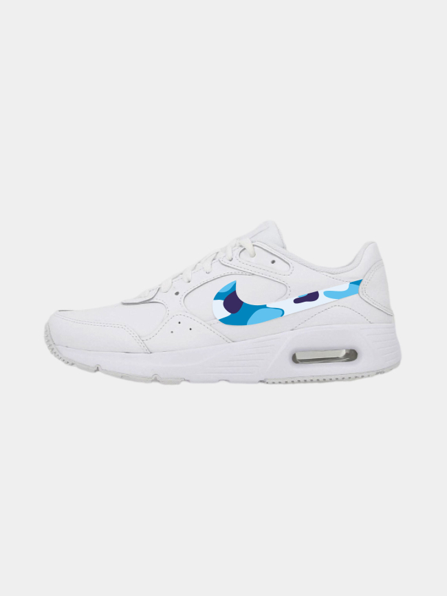 Air max baskets sc lea camo bleu blanc homme - Nike