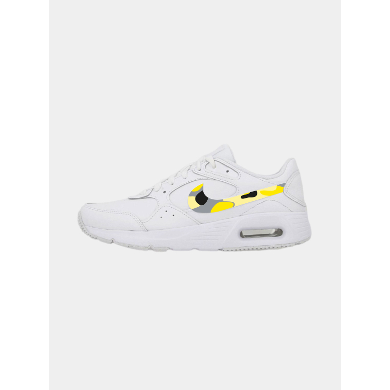 Air max baskets sc lea camo jaune blanc homme - Nike