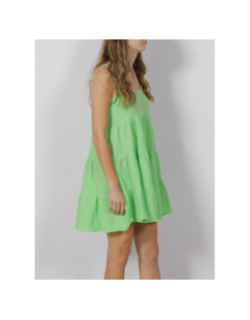 Robe courte ample thyra vert femme - Only