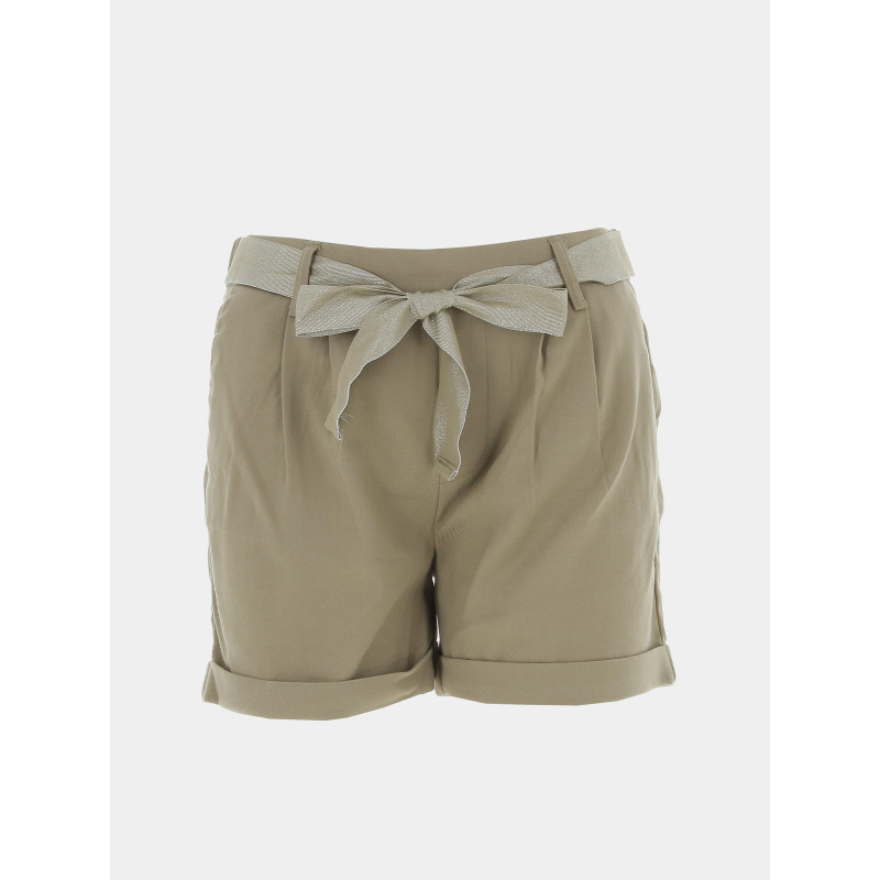Short loose ceinture rita kaki femme - Only