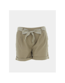 Short loose ceinture rita kaki femme - Only